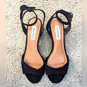 Black Strappy Steve Madden heels